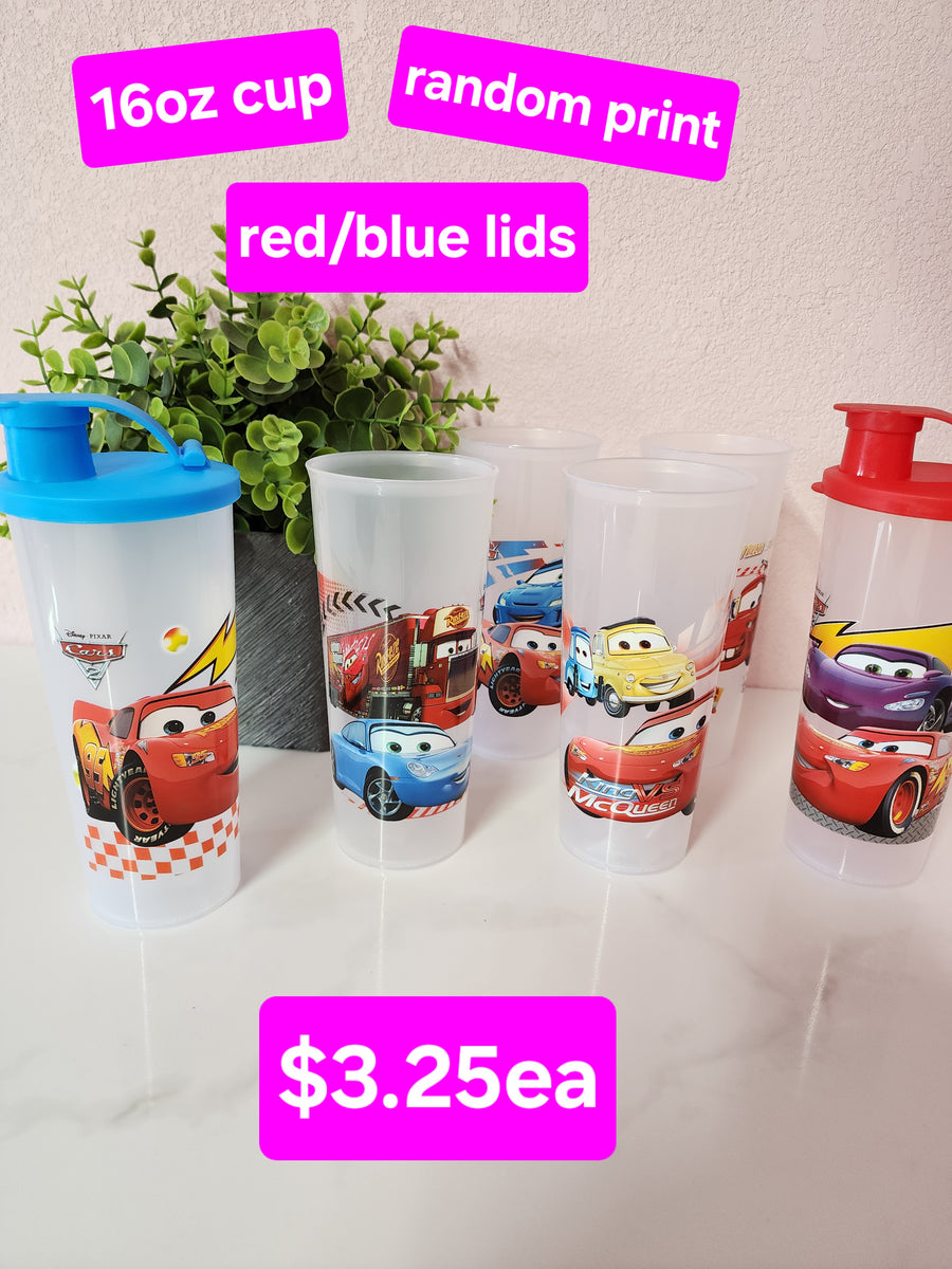 Race Car Bottles with Lids - SINGLES