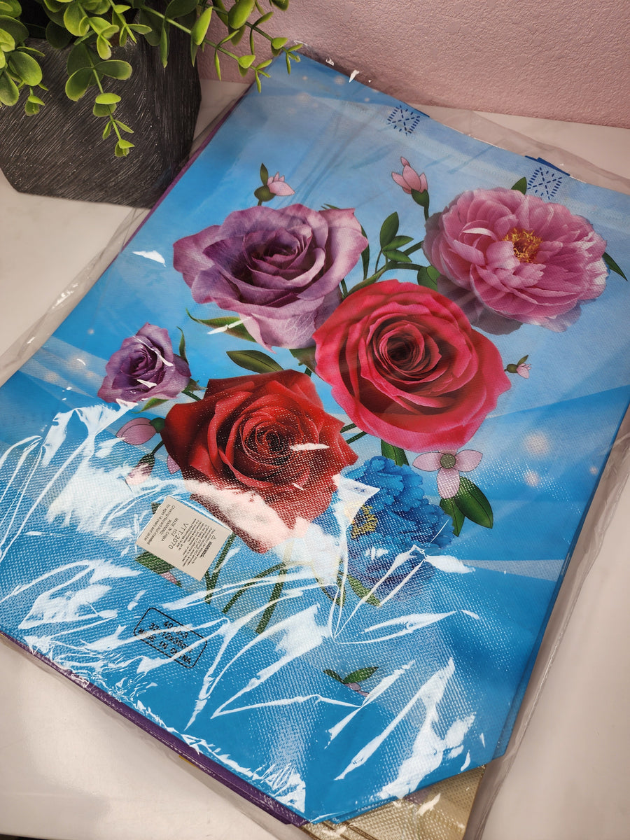 Large Reusable Bags (Roses) DOZEN