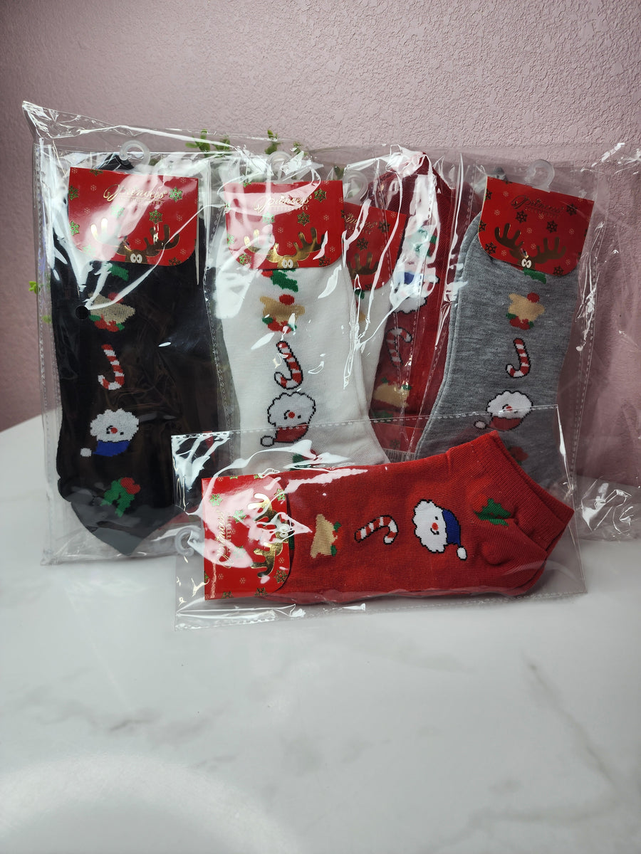 Christmas Printed Socks DOZEN