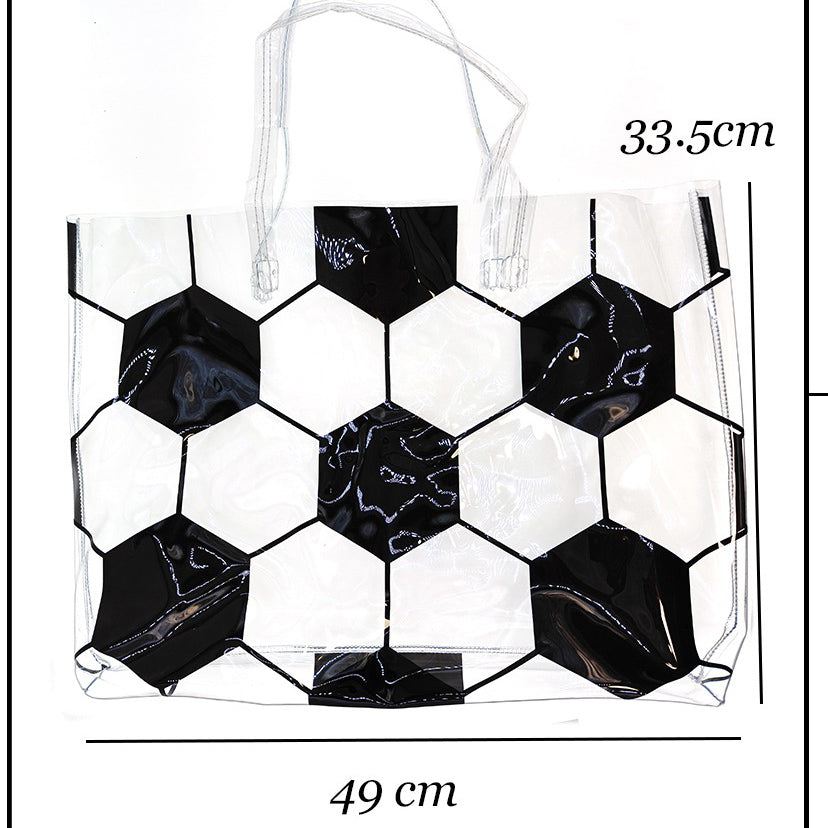 Soccer Clear Tote Bag