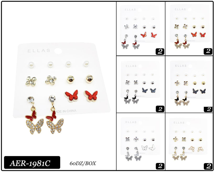 Butterly Earring Sets