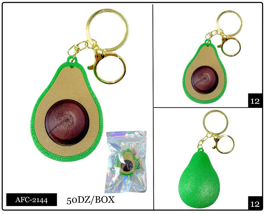 Avocado Fidget Clicker Keychain