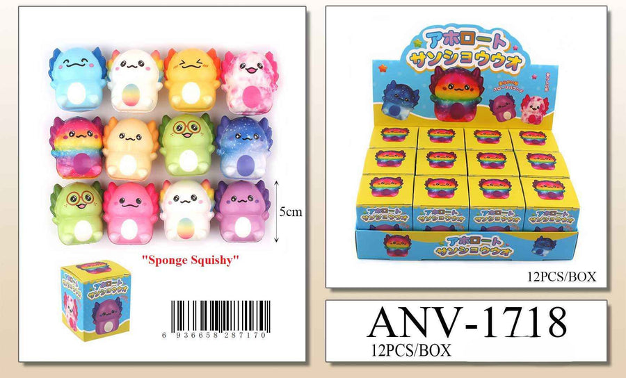 Axolotl Blind box squish toy - Sold by Dozen