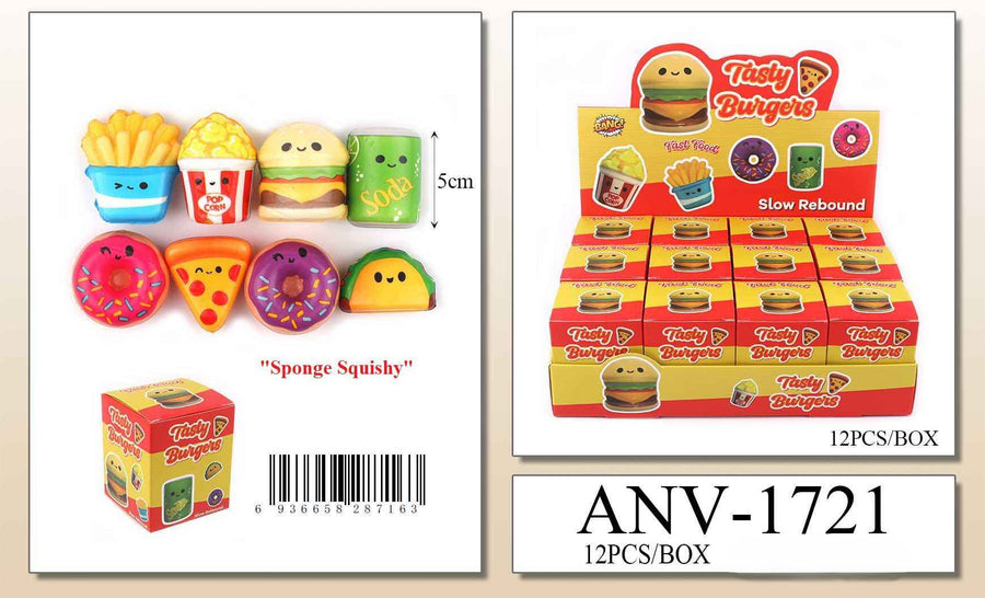 Tasty Burgers Blind Box Squish toy