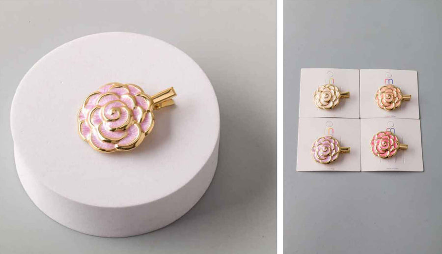 Rose Hair Clip, 4 colors