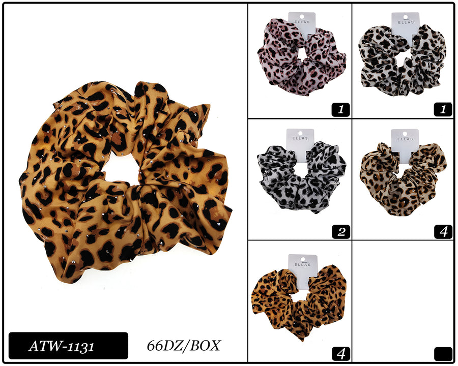 Cheetah Scrunchies