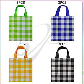 Plaid Lunch Bag Set