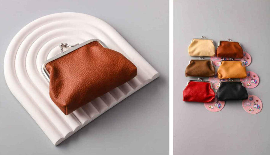 Faux Leather Coin Purses