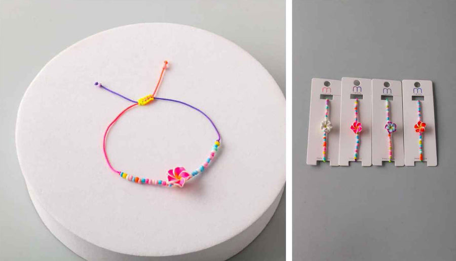 Hawaiian Beaded Bracelet Seed Bead Adjustable