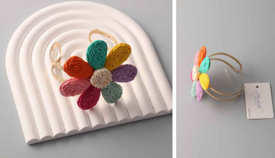 Flower Cuff Bracelet