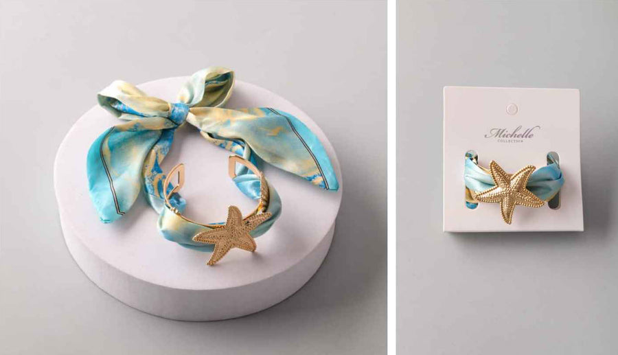 Starfish Ribbon Bracelet