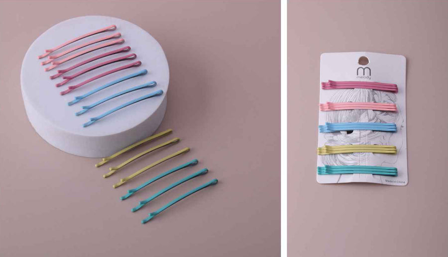 Bobby Pin 5 Colors Per Card