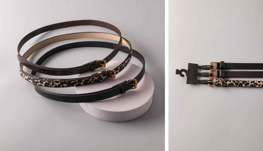 Belt Small Leopard Print mix