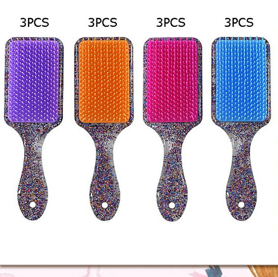 Square Brush with Glitter Mirrors
