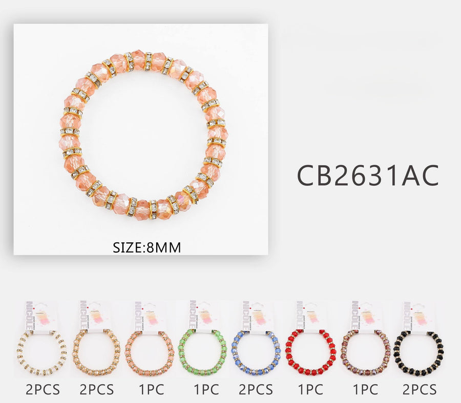 Crystal Beaded Bracelet