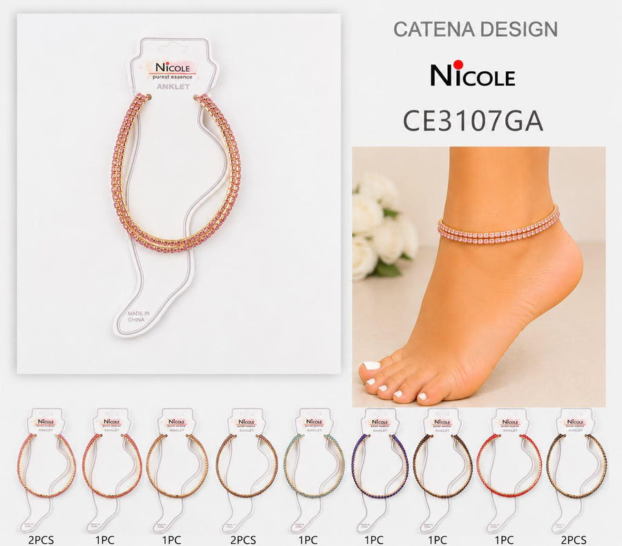 Rhinestone Anklet