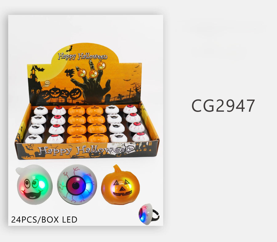 Happy Halloween Light up Ring mix