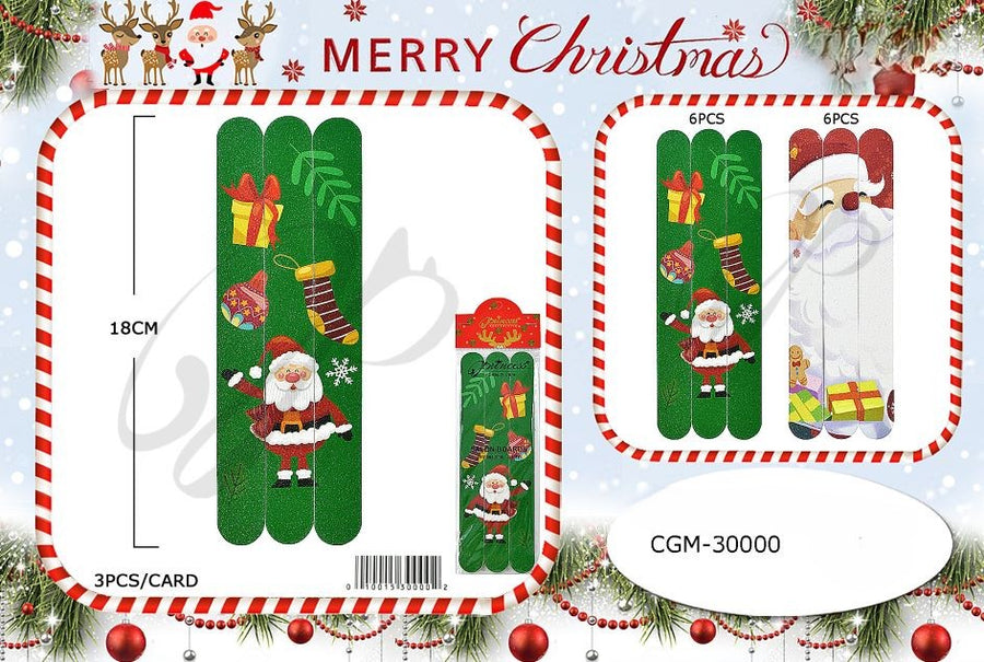 Merry Christmas Santa Emery Board