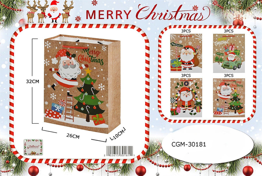 Paper Christmas/Santa Gift Bag