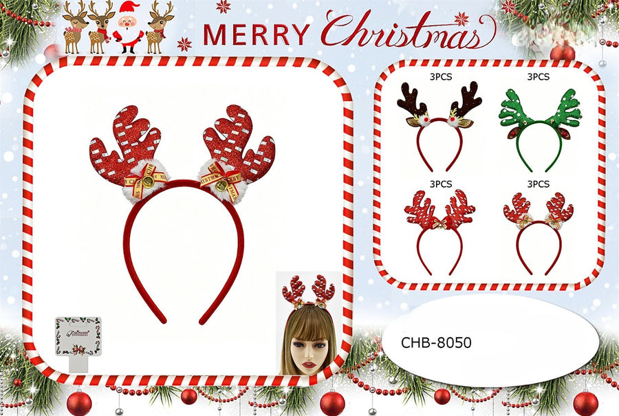 Glitter Raindeer Headband