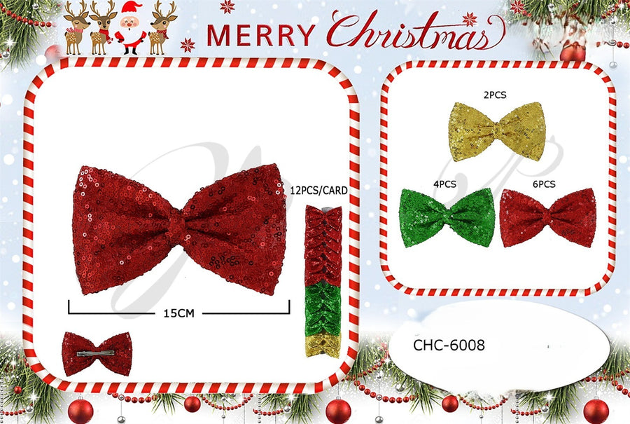 Holiday Sequin Bow