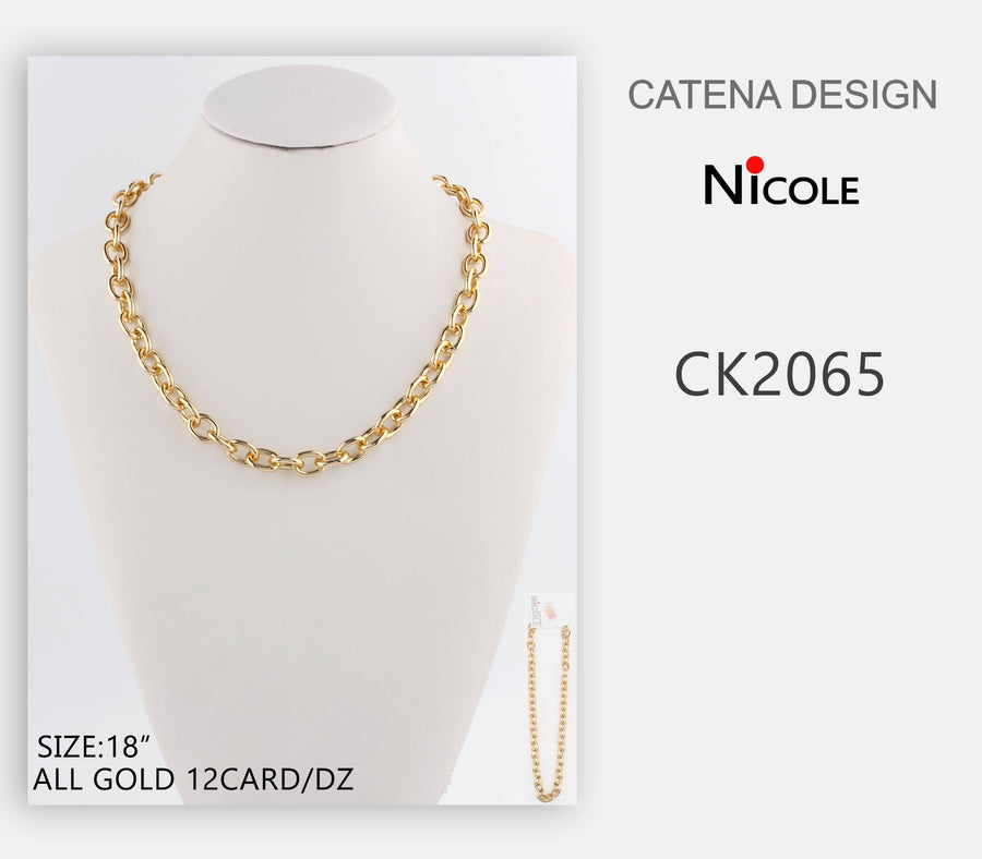 Thick Chain Necklace 18"