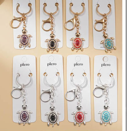 Turtle Sparkle Keychain