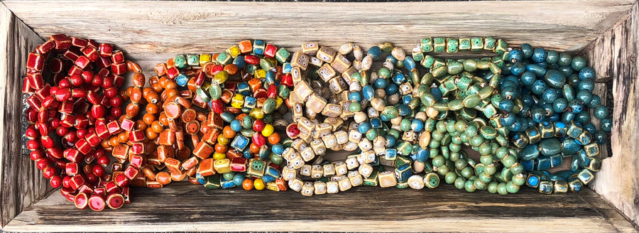 Clay Bracelets 12 assorted