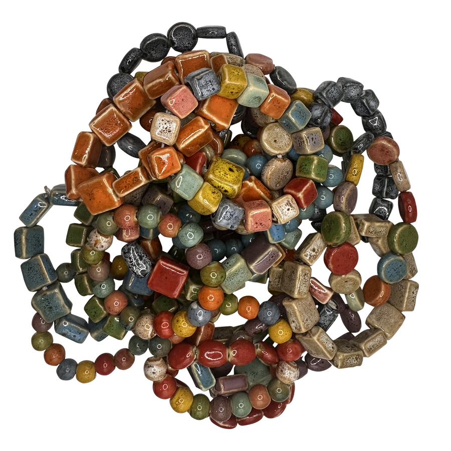 Clay Bracelets 12 assorted