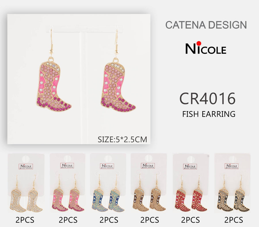 Cowboy Boot Earrings