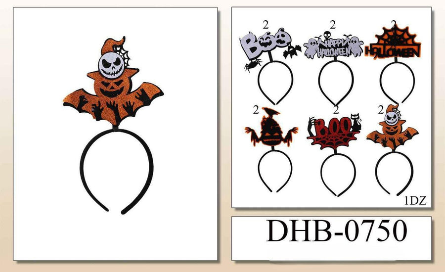 Halloween Glitter Sign Headbands