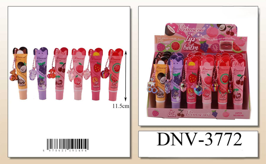 Fruit Lip gloss with charm