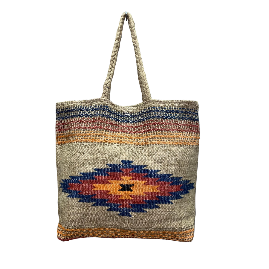 Phoenix Jute Tote Bag