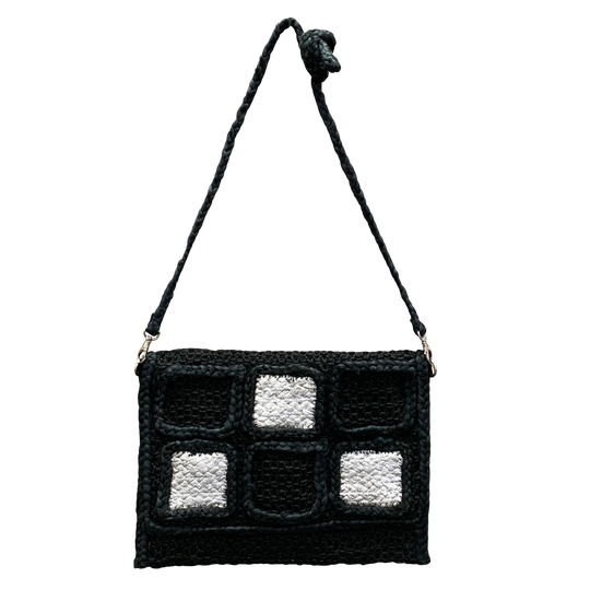 Jute Squares Crossbody