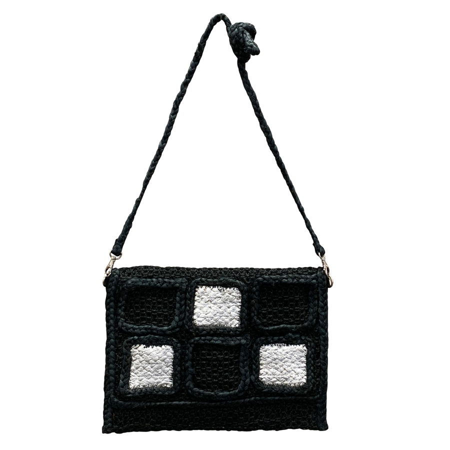 Jute Squares Crossbody