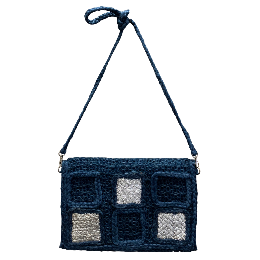 Jute Squares Crossbody