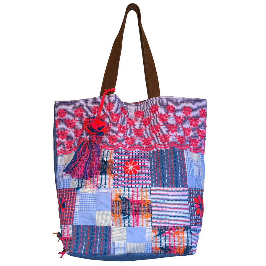 Colorful Patchwork Tote
