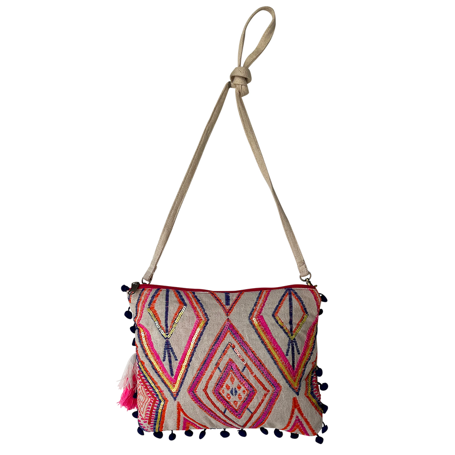 Vibrant Summer Diamonds Crossbody