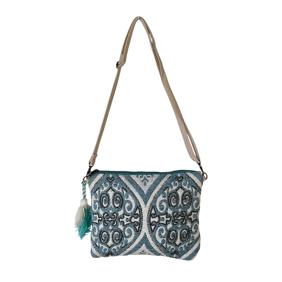 Scroll Print Crossbody