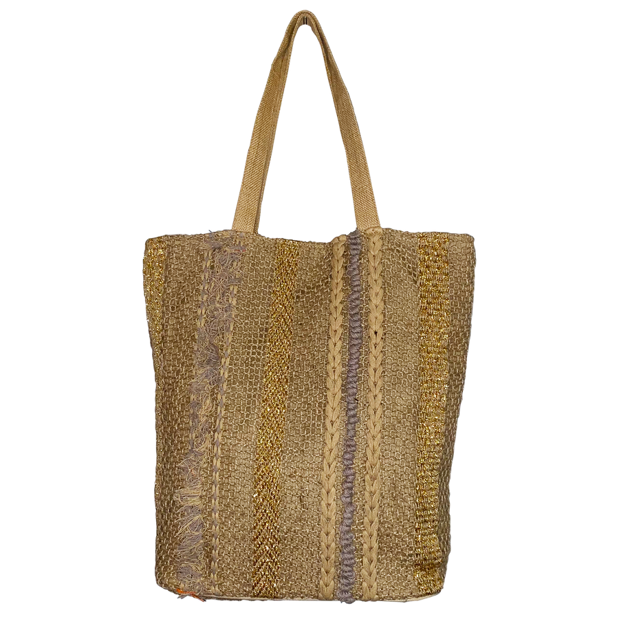 Classic Lightweight Durable Jute Tote Bag