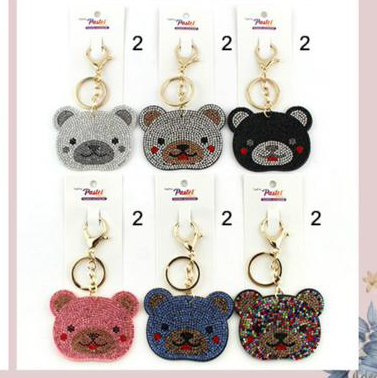 Sparkle Bear Keychains