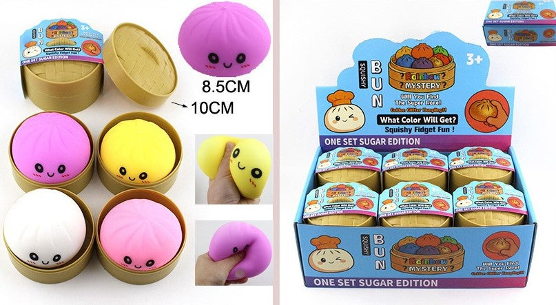 Rainbow Mystery Squishy Bun Sugar Edition
