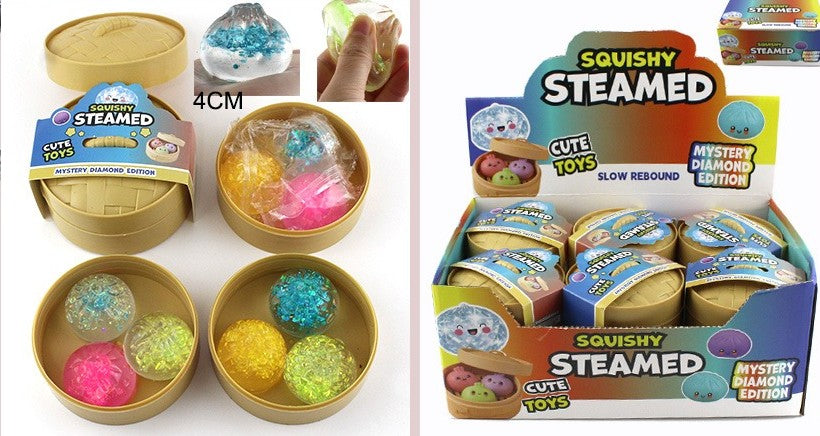 Squishy Steamed Mystery Multi-Color Glitter Diamond Edition