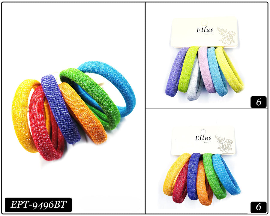 Mix Shimmer Colors Ponytail Set