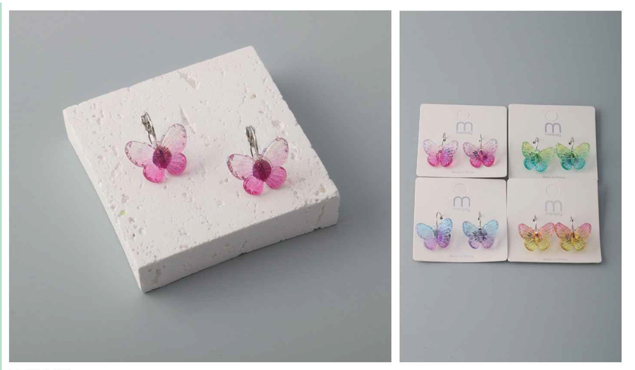 Butterfly Acrylic Pastel Earrings