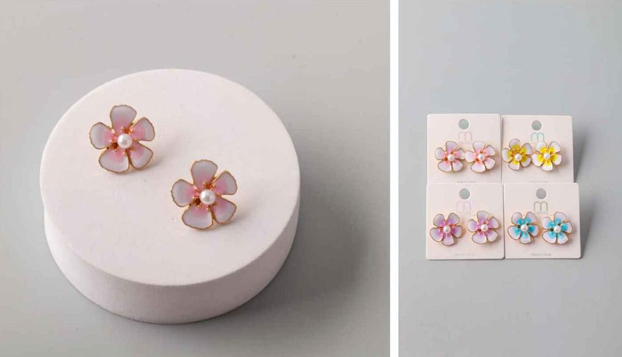 Pearl Blossom Earrings