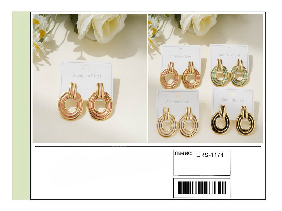 Large Circle Earrings