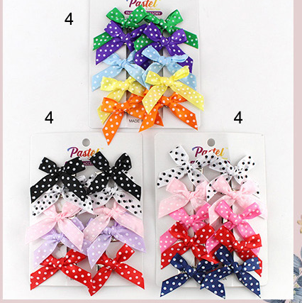 Tiny Bows Polkadots Assorted Colors