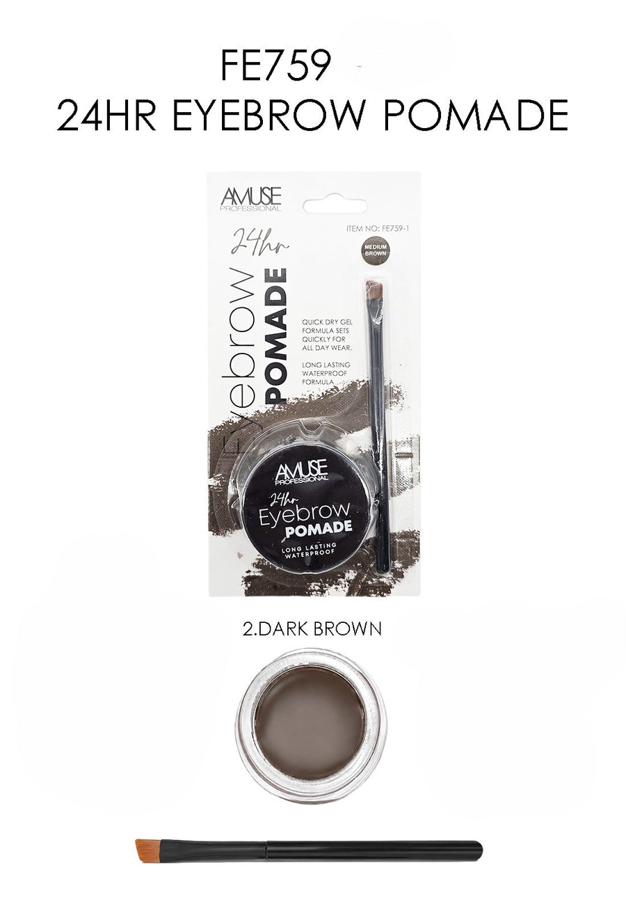 24 HR Eyebrow Pomade (Dark Brown)