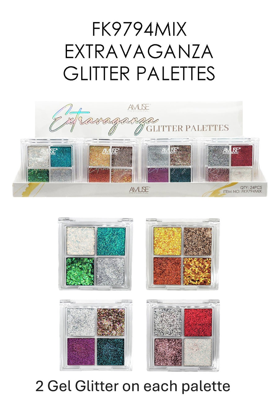 Extravaganza Glitter Eyeshadow Palettes